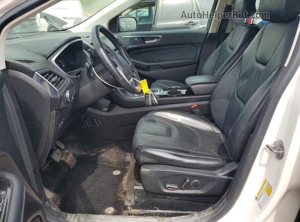 2FMPK4K92HBC64225 2017 FORD EDGE Белый Вид салона спереди