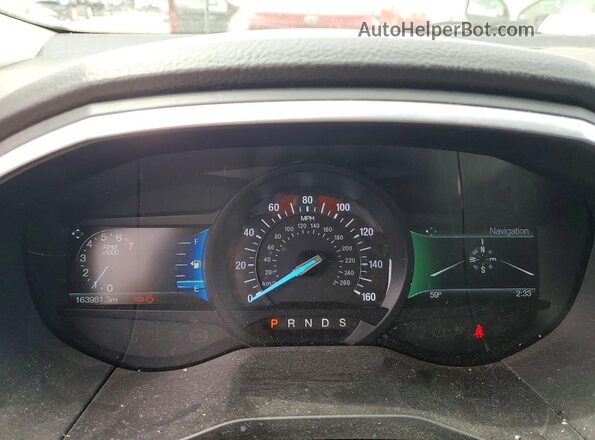 2FMPK4K92HBC64225 2017 FORD EDGE Белый Вид щитка приборов