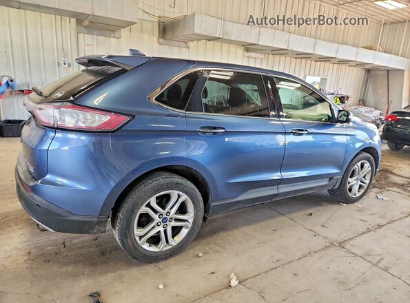 2FMPK4K92JBB15643 2018 FORD EDGE Blue Trasero derecho