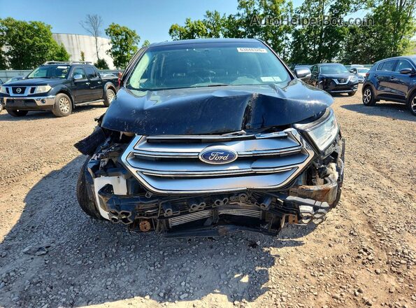 2FMPK4K92JBB67712 2018 FORD EDGE Black Front view