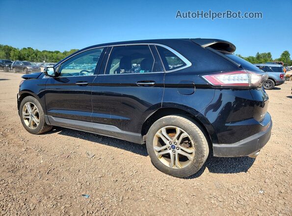 2FMPK4K92JBB67712 2018 FORD EDGE Black Rear left
