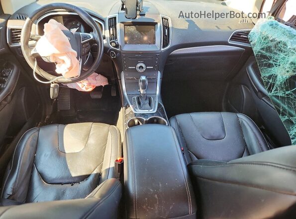 2FMPK4K92JBB67712 2018 FORD EDGE Black Dashboard view