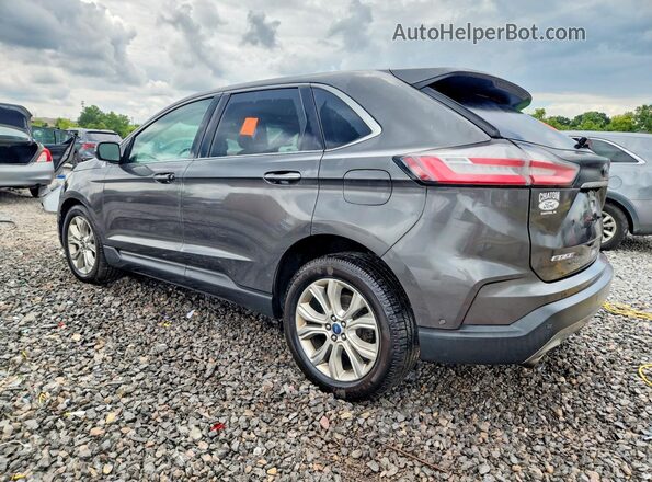 2FMPK4K92KBB55626 2019 FORD EDGE Charcoal Հետևի ձախ