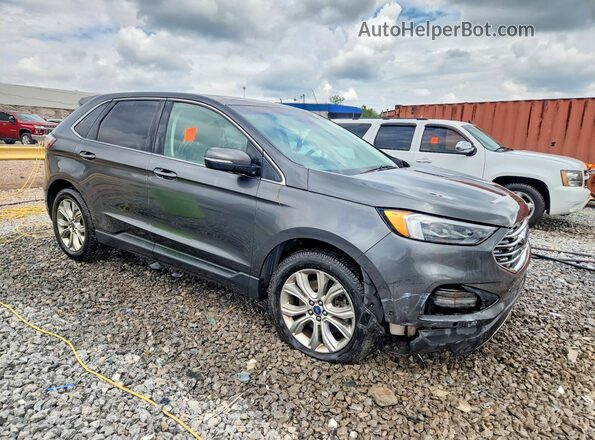 2FMPK4K92KBB55626 2019 FORD EDGE Charcoal Առջևի աջ