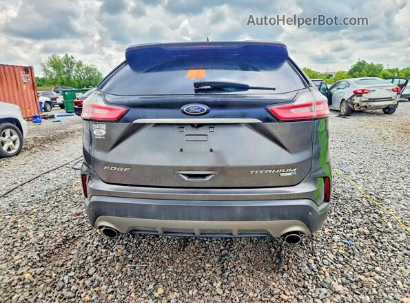2FMPK4K92KBB55626 2019 FORD EDGE Charcoal Հետևի տեսք