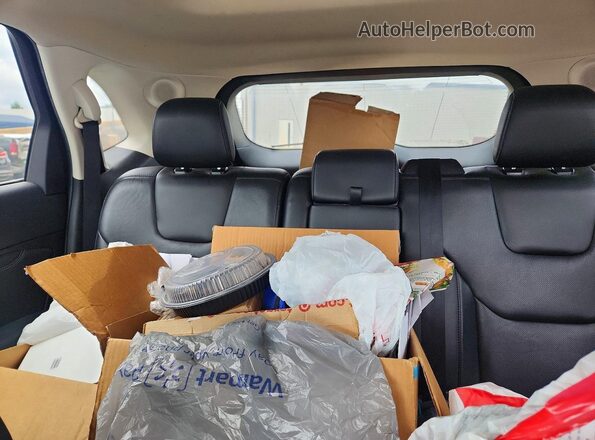 2FMPK4K92KBB55626 2019 FORD EDGE Charcoal Հետևի նստատեղերի տեսք