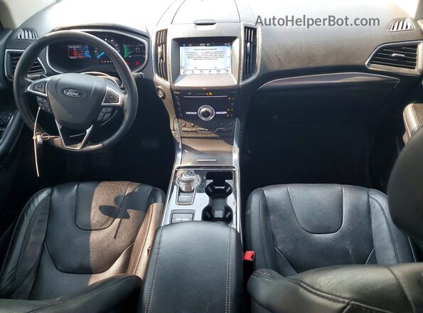 2FMPK4K92KBB55917 2019 FORD EDGE Silver Առջևի վահանակի տեսք