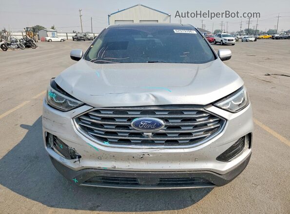 2FMPK4K92KBB55917 2019 FORD EDGE Silver Դիմացի տեսք
