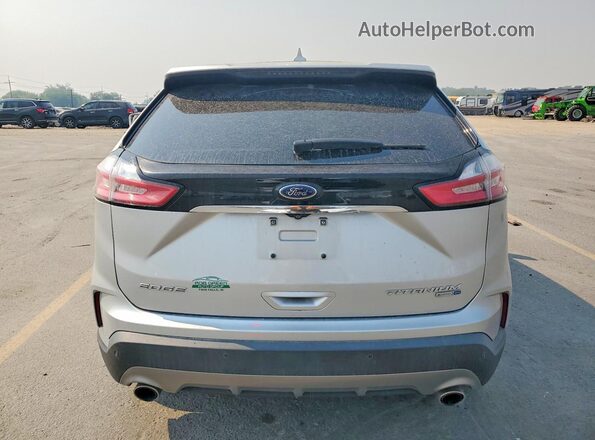 2FMPK4K92KBB55917 2019 FORD EDGE Silver Հետևի տեսք