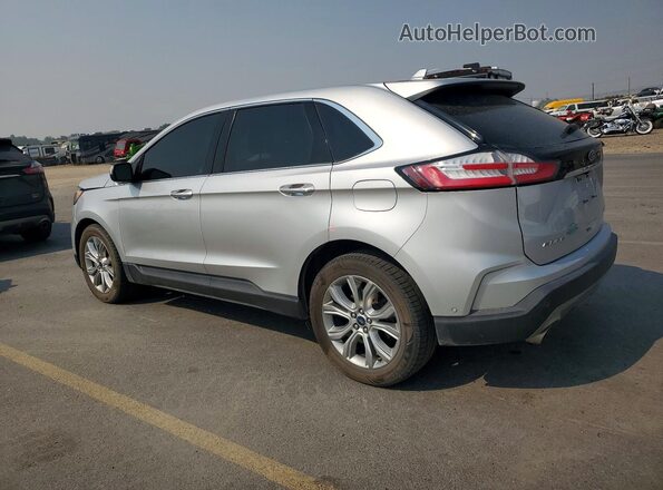 2FMPK4K92KBB55917 2019 FORD EDGE Silver Հետևի ձախ