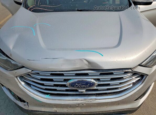 2FMPK4K92KBB55917 2019 FORD EDGE Silver Շարժիչի բաժամունքի տեսք