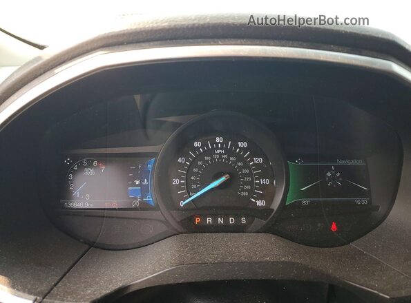 2FMPK4K92KBB55917 2019 FORD EDGE Silver Սարքավորումների վահանակի տեսք