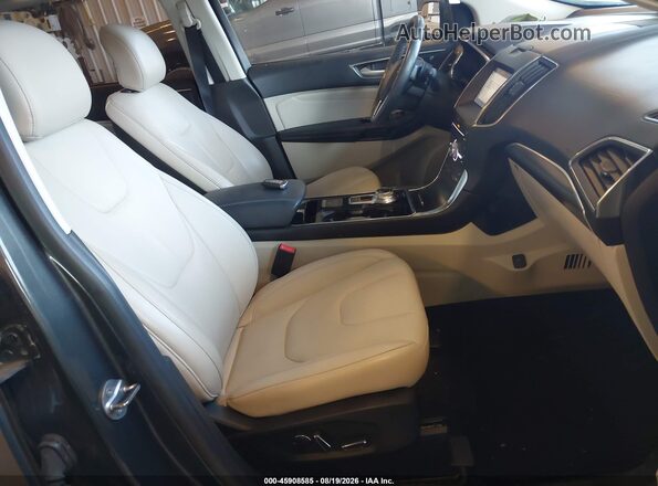 2FMPK4K92KBB87203 2019 FORD EDGE Gray Вид наклейки з VIN-кодом