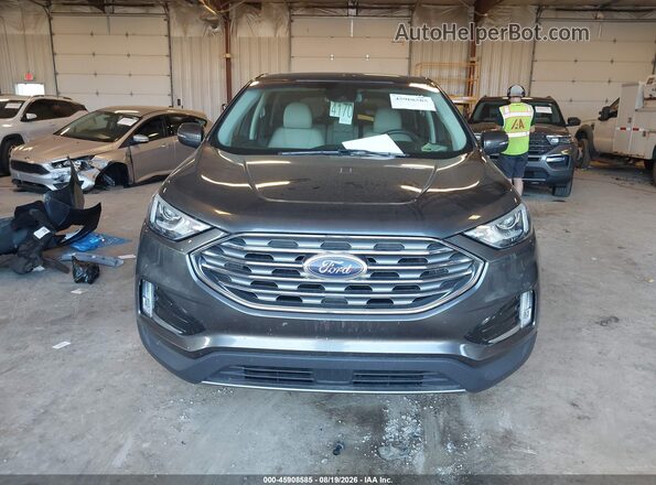 2FMPK4K92KBB87203 2019 FORD EDGE Gray Вид спереду