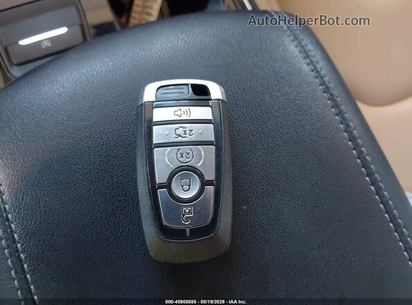 2FMPK4K92KBB87203 2019 FORD EDGE Gray Вид панелі приладів