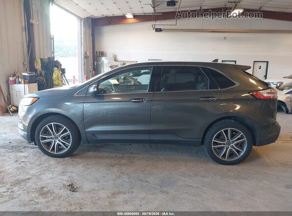 2FMPK4K92KBB87203 2019 FORD EDGE Gray Панорамний вид салону 360°