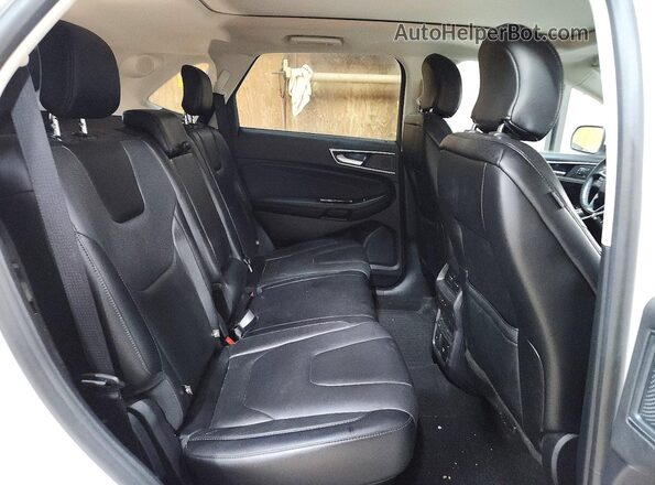 2FMPK4K92KBB87301 2019 FORD EDGE White Vista interior trasera