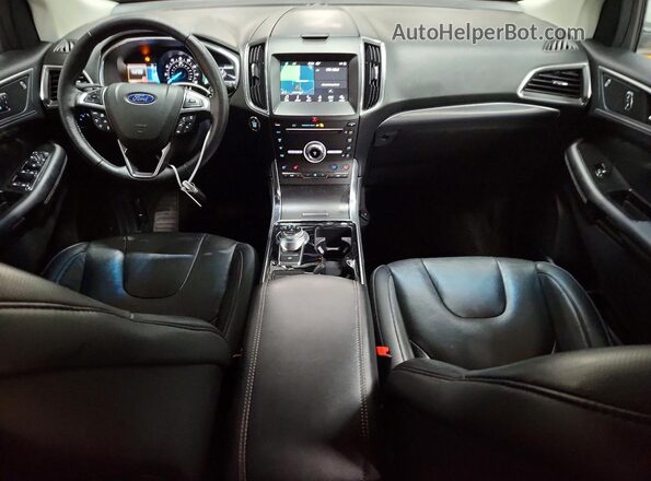 2FMPK4K92KBB87301 2019 FORD EDGE White Vista del salpicadero