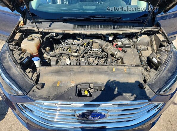 2FMPK4K92KBC05618 2019 FORD EDGE Синий Вид подкапотного пространства