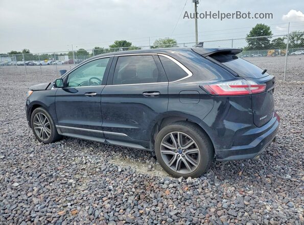 2FMPK4K92KBC17624 2019 FORD EDGE Black Trasero izquierdo