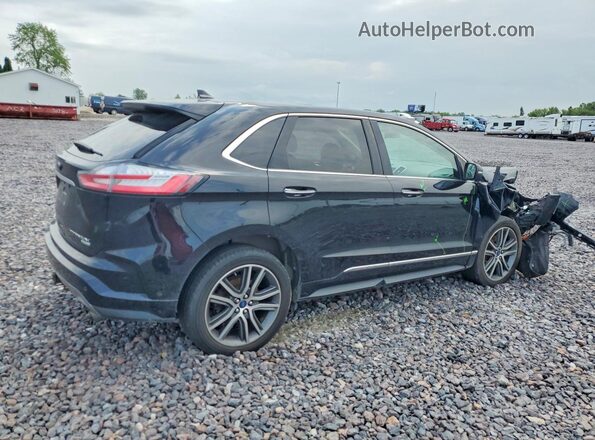 2FMPK4K92KBC17624 2019 FORD EDGE Black Trasero derecho