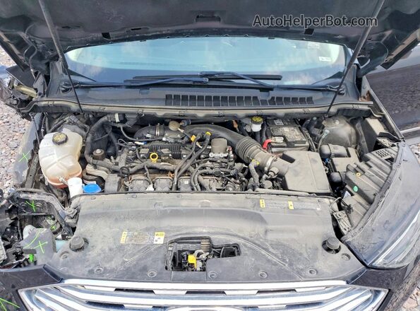 2FMPK4K92KBC17624 2019 FORD EDGE Black Vista del compartimento del motor