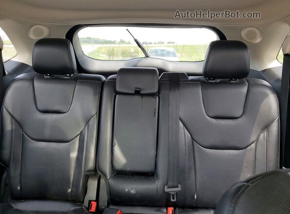 2FMPK4K92KBC17624 2019 FORD EDGE Black Vista de los asientos traseros