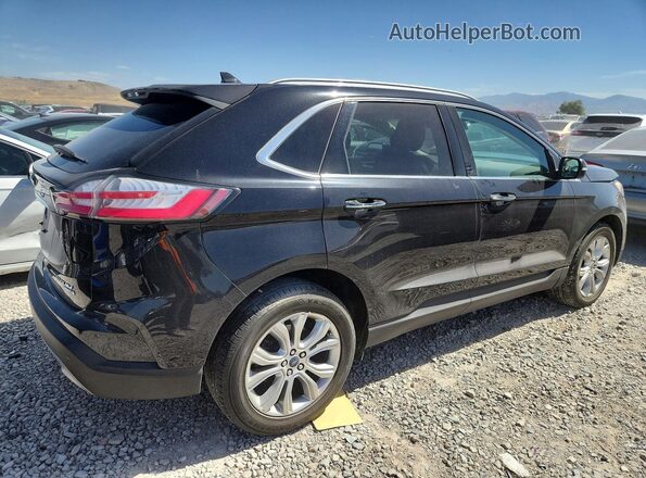 2FMPK4K92KBC23441 2019 FORD EDGE Black Tył prawy