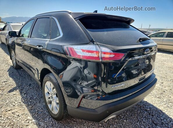 2FMPK4K92KBC23441 2019 FORD EDGE Black Tył lewy