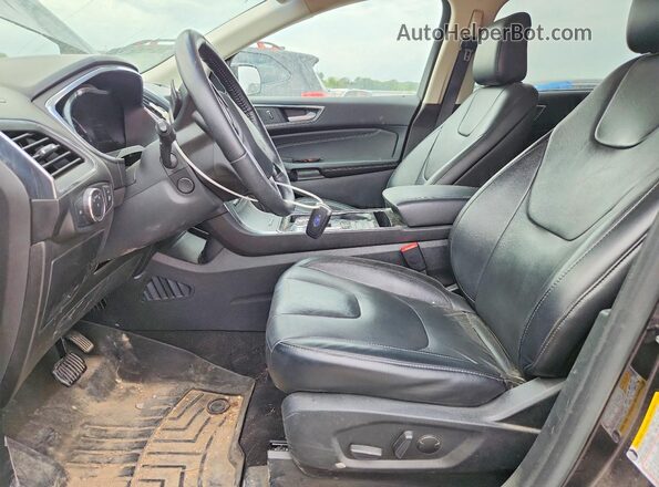 2FMPK4K92LBA72019 2020 FORD EDGE Черный Вид салона спереди