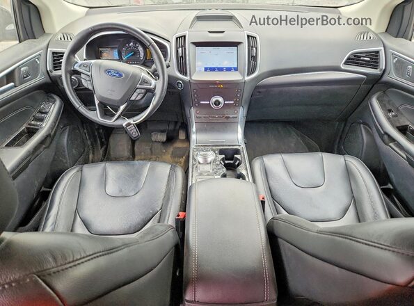 2FMPK4K92LBA72019 2020 FORD EDGE Черный Вид панели приборов