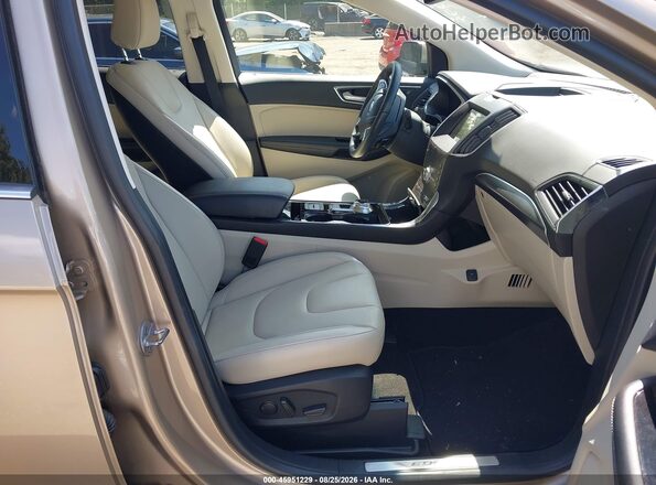 2FMPK4K92LBA74613 2020 FORD EDGE Gold Vista interior delantera