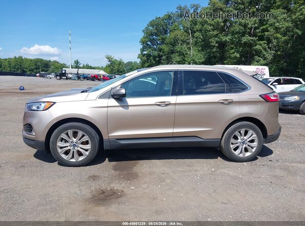 2FMPK4K92LBA74613 2020 FORD EDGE Gold Vista interior de 360 grados