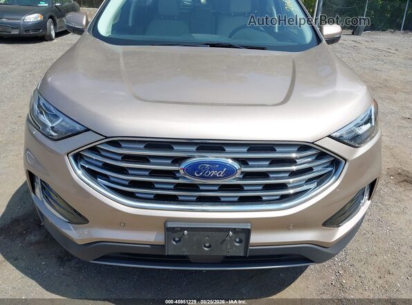 2FMPK4K92LBA74613 2020 FORD EDGE Gold Vista frontal