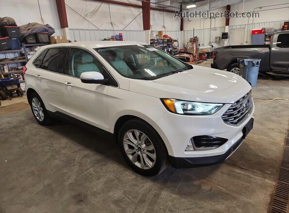 2FMPK4K92MBA27339 2021 FORD EDGE Белый Передняя правая четверть