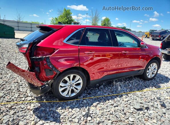 2FMPK4K92MBA59143 2021 FORD EDGE Red Հետևի աջ