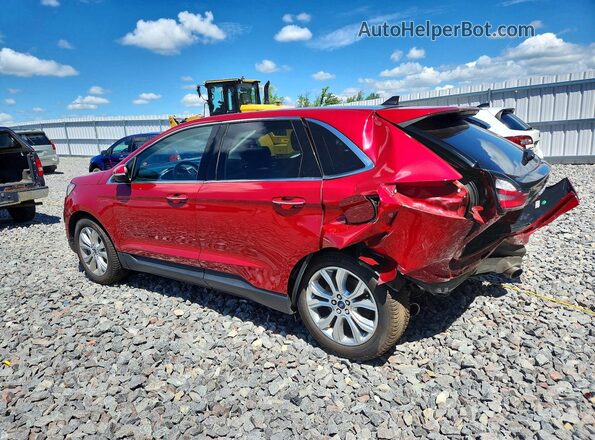 2FMPK4K92MBA59143 2021 FORD EDGE Red Հետևի ձախ