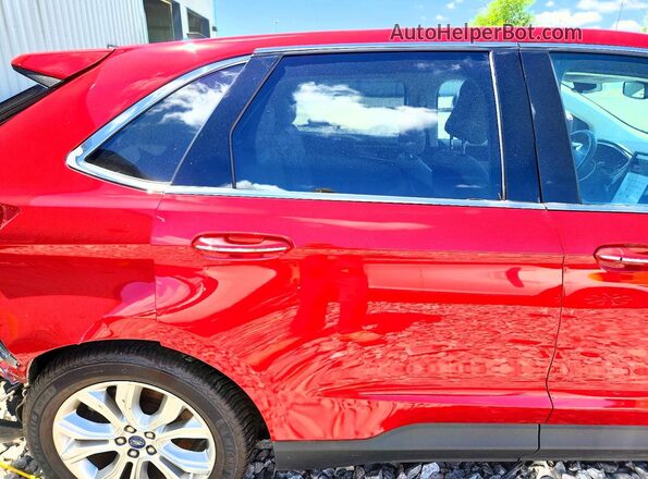 2FMPK4K92MBA59143 2021 FORD EDGE Red Հետևի նստատեղերի տեսք