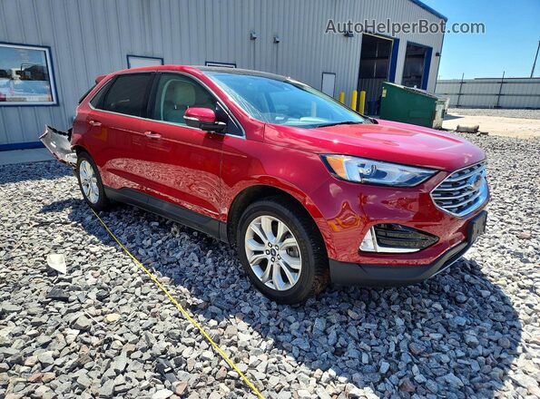 2FMPK4K92MBA59143 2021 FORD EDGE Red Առջևի աջ