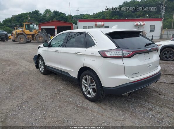 2FMPK4K93HBC21156 2017 FORD EDGE White Tył lewy