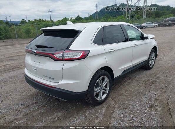 2FMPK4K93HBC21156 2017 FORD EDGE White Tył prawy