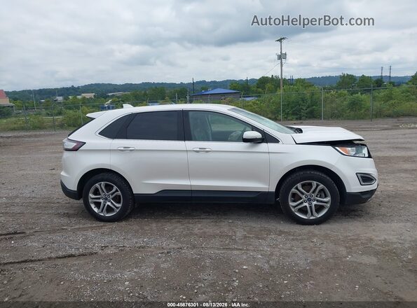 2FMPK4K93HBC21156 2017 FORD EDGE White Widok wnętrza 360 stopni