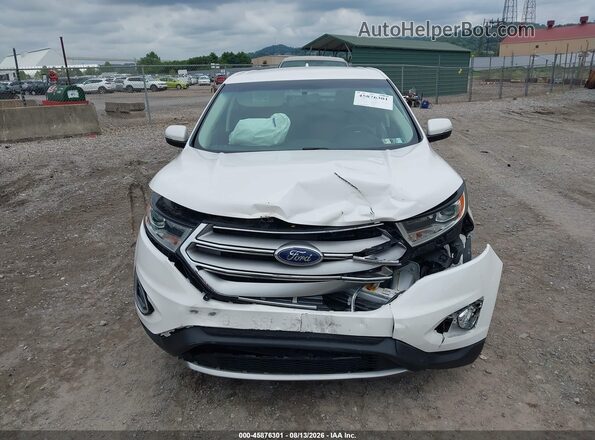 2FMPK4K93HBC21156 2017 FORD EDGE White Widok wnętrza z tyłu