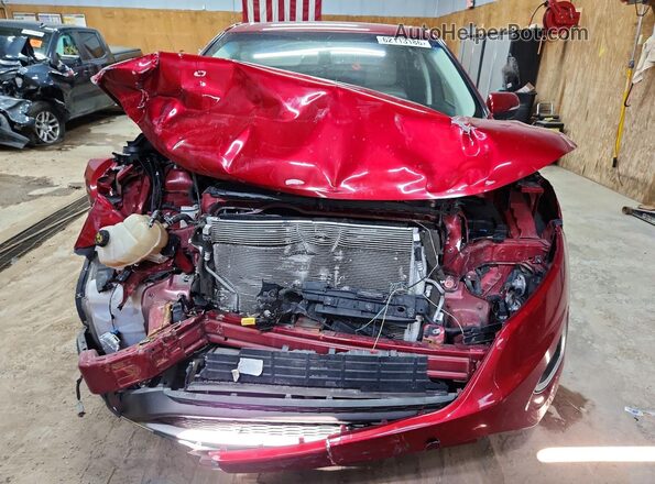 2FMPK4K93JBB44696 2018 FORD EDGE Burgundy Vista frontal