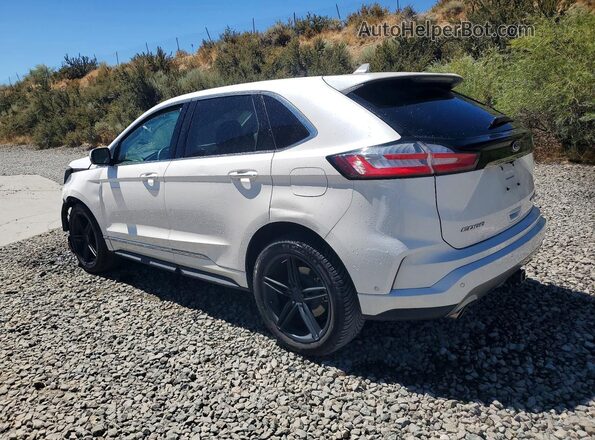 2FMPK4K93KBB22456 2019 FORD EDGE White Tył lewy
