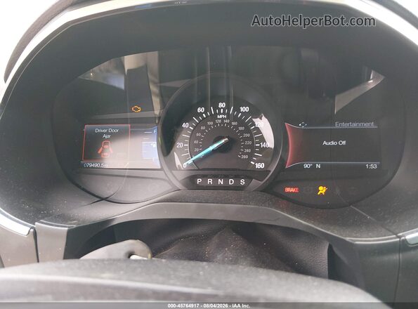 2FMPK4K93KBC08723 2019 FORD EDGE Burgundy Widok tylnych siedzeń