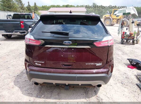 2FMPK4K93KBC08723 2019 FORD EDGE Burgundy 