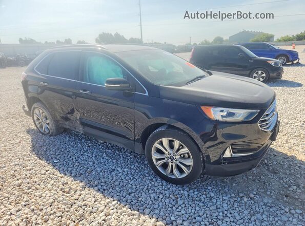2FMPK4K93LBA09804 2020 FORD EDGE Black Передня права чверть