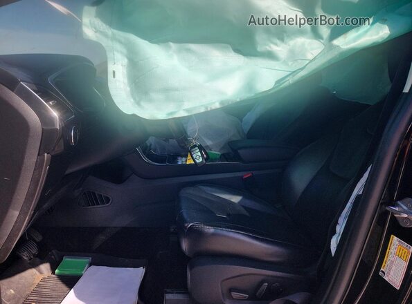 2FMPK4K93LBA09804 2020 FORD EDGE Black Вид салону спереду
