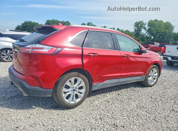 2FMPK4K93LBA11472 2020 FORD EDGE Maroon Tył prawy